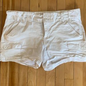 Calvin Klein white shorts